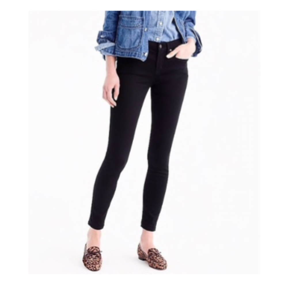 J. CREW Toothpick Skinny Ankle - Black - 27